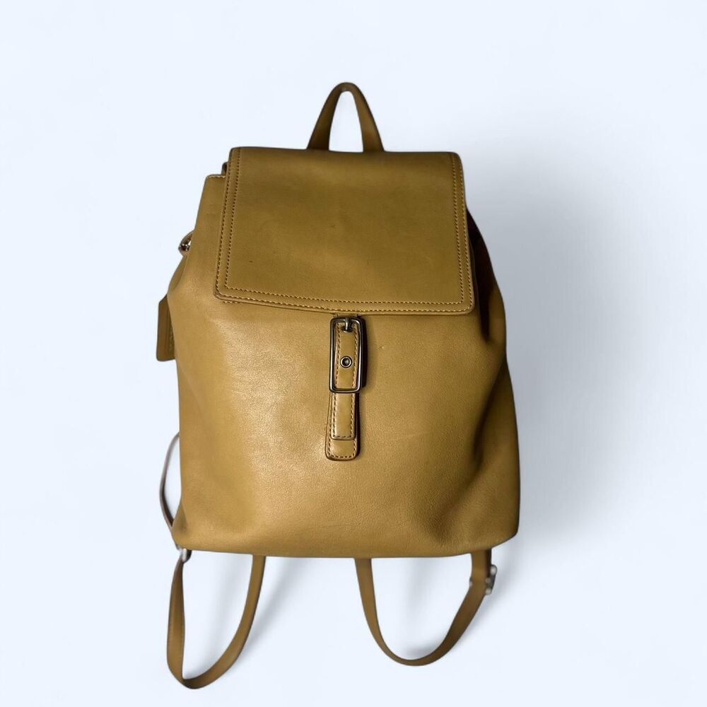 Coach Women's Tan and Yellow Bag